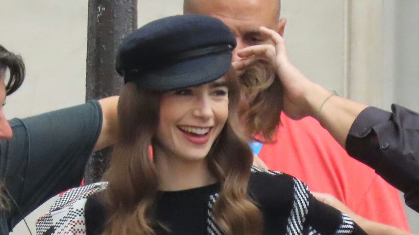 So stylish sieht Lily Collins am "Emily in Paris"-Set aus!
