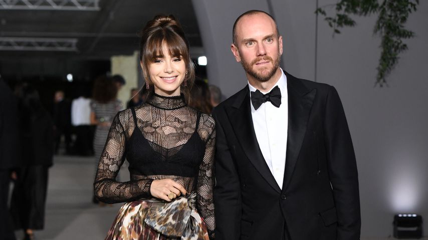 Lily Collins und ihr Ehemann Charlie McDowell im Oktober 2022