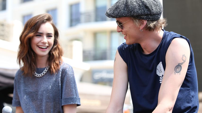 Lily Collins, Jamie Campbell Bower, 2013