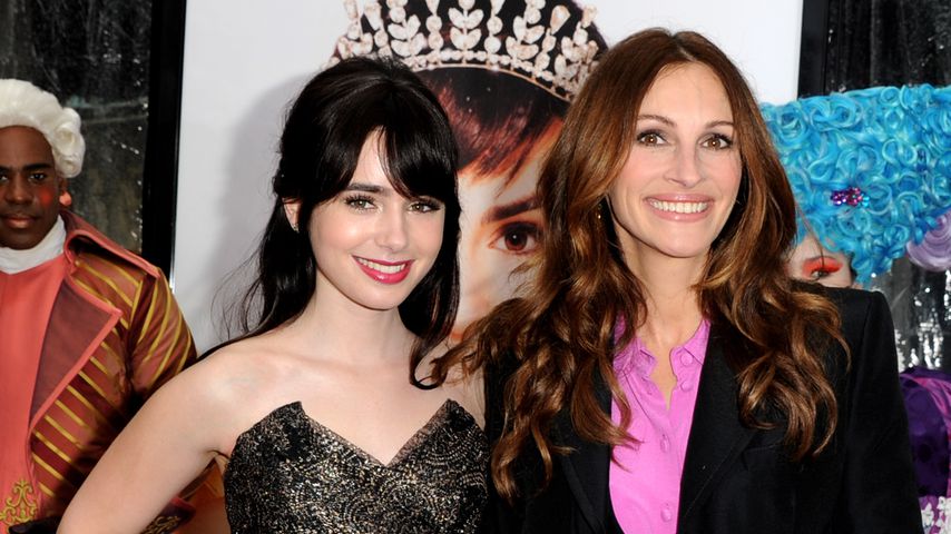 Für Karriere-Hilfestellung: Lily Collins dankt Julia Roberts