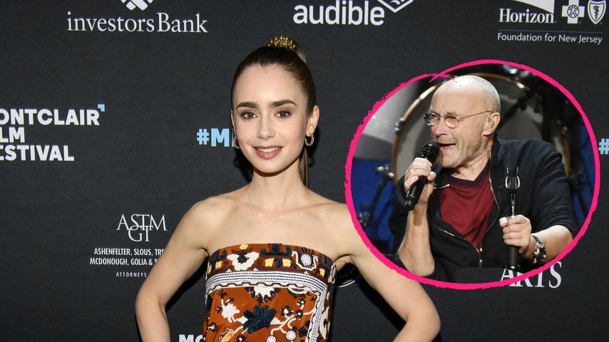 In dem Moment merkte Lily Collins, dass ihr Papa berühmt ist