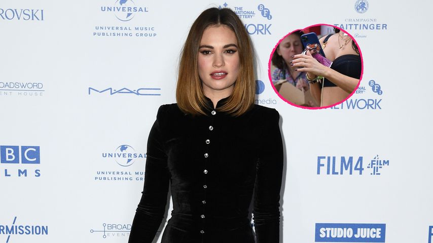 Auffälliger Ring am Finger: Hat sich Lily James verlobt?