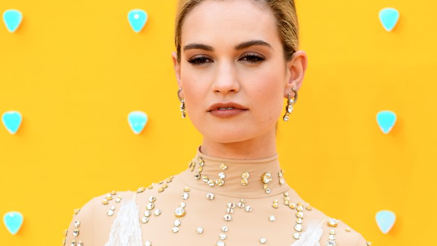 Lily James bei der "Yesterday"-Premiere in London im Juni 2019