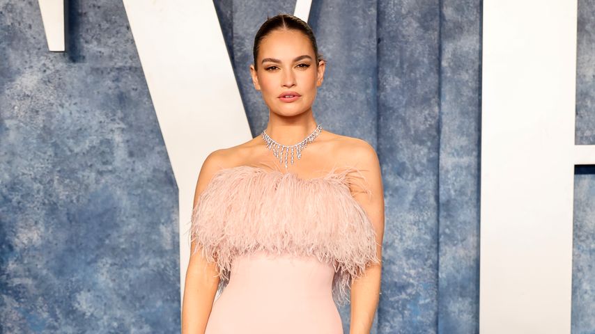 Lily James auf der Vanity Fair Oscar Party im März 2023