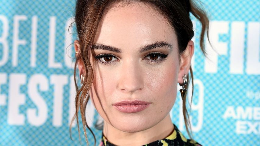Lily James äußert sich erstmals zur Affäre mit Dominic West