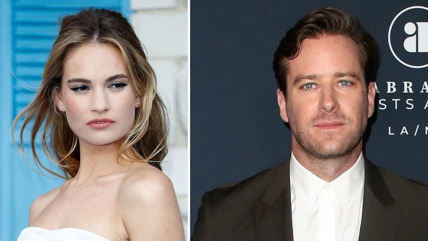 Hatte Lily James auch einen Flirt mit Co-Star Armie Hammer?