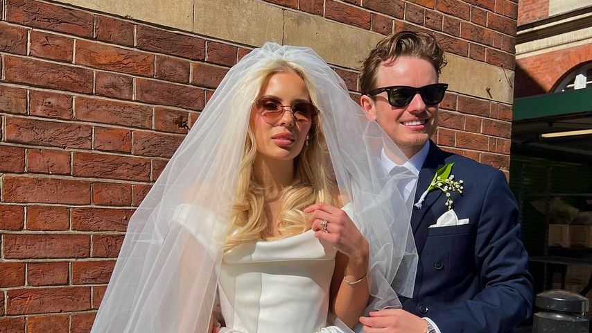 Lily Mackie und Jack Maynard bei ihrer Hochzeit