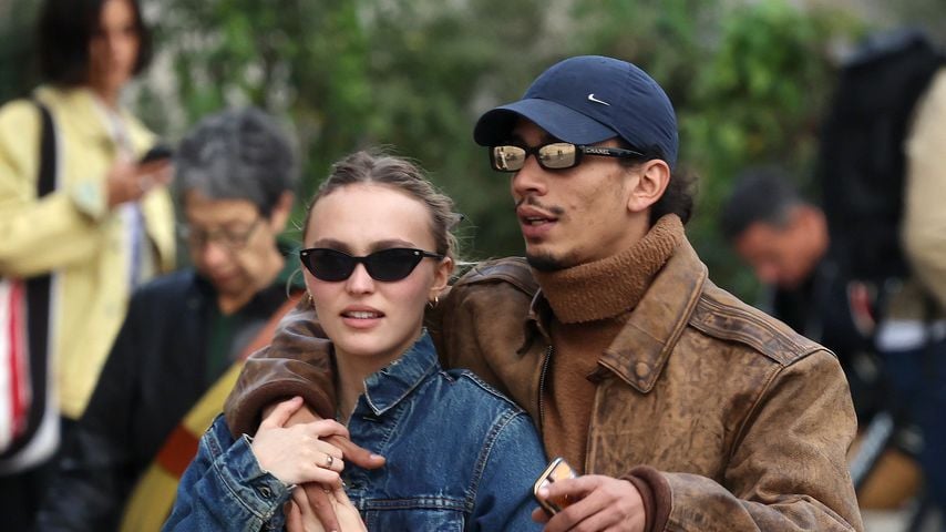Die Schauspielerin Lily-Rose Depp und der Rapper Yassine Stein