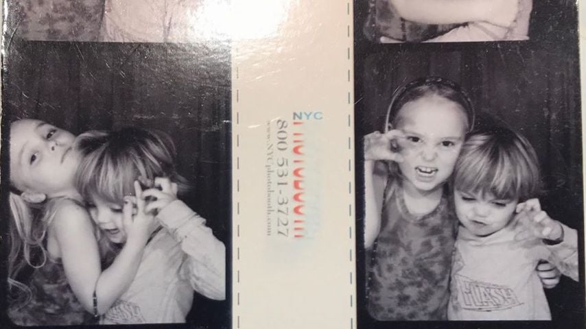Lily-Rose und Jack Depp als Kinder