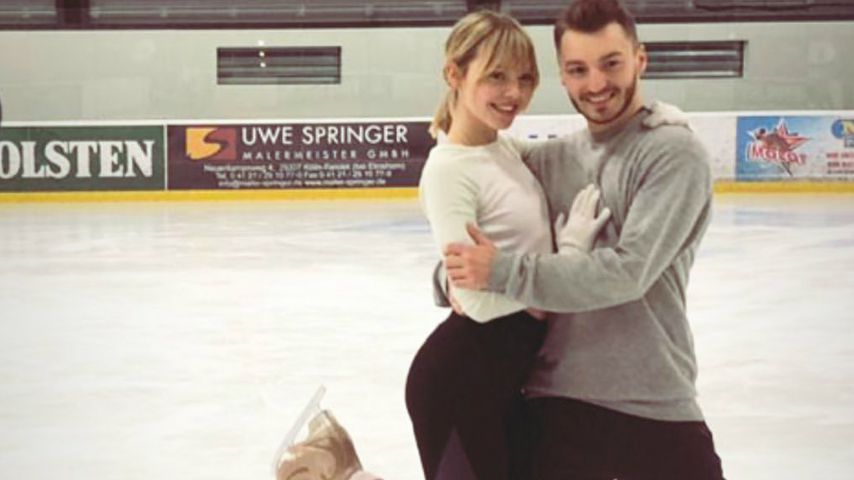 "Dancing on Ice"-Teilnehmer Lina Larissa Strahl und Joti Polizoakis
