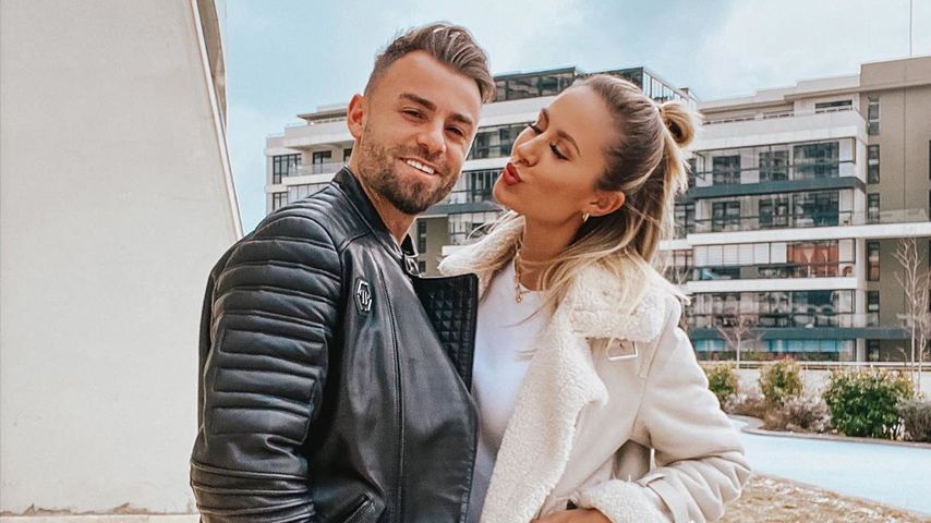 Lina Özgenç mit ihrem Mann Erdem, März 2020