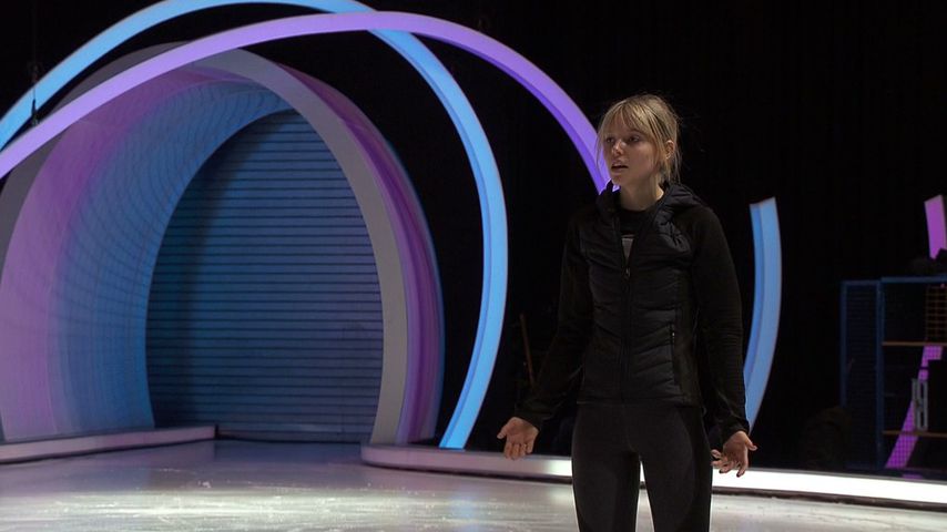 Lina Larissa Strahl beim Training für "Dancing on Ice"
