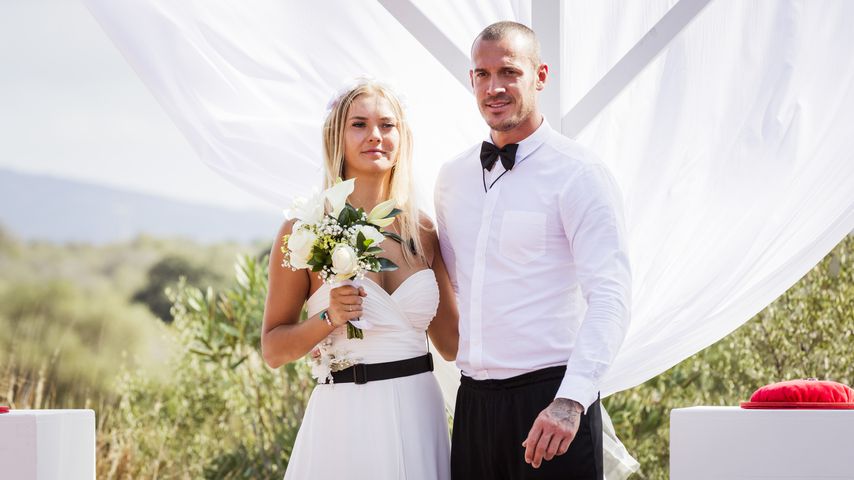 Lina Schrader und Roman Raamo bei "Love Island" 2019