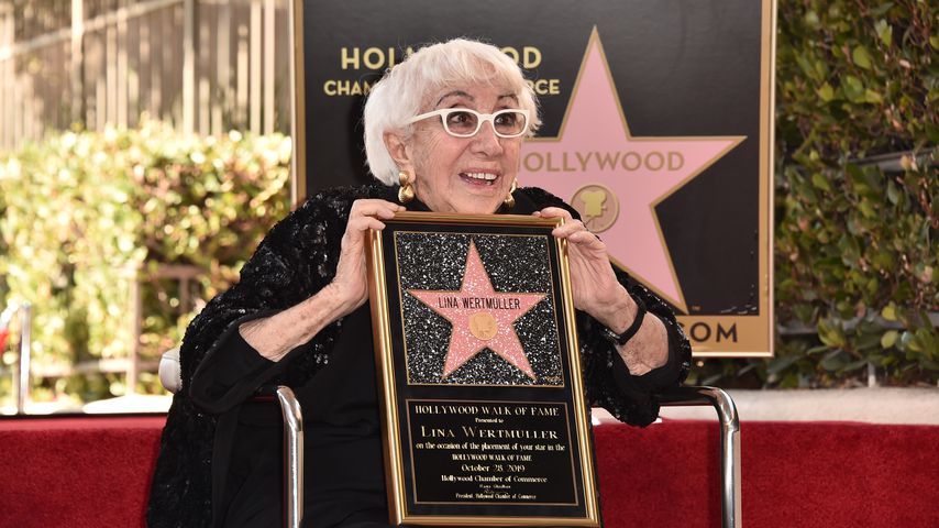 Lina Wertmüller bei ihrer Walk-of-Fame-Zeremonie, 2019
