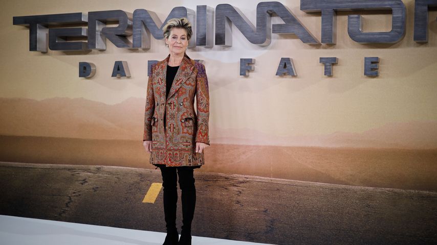 Linda Hamilton im Oktober 2019