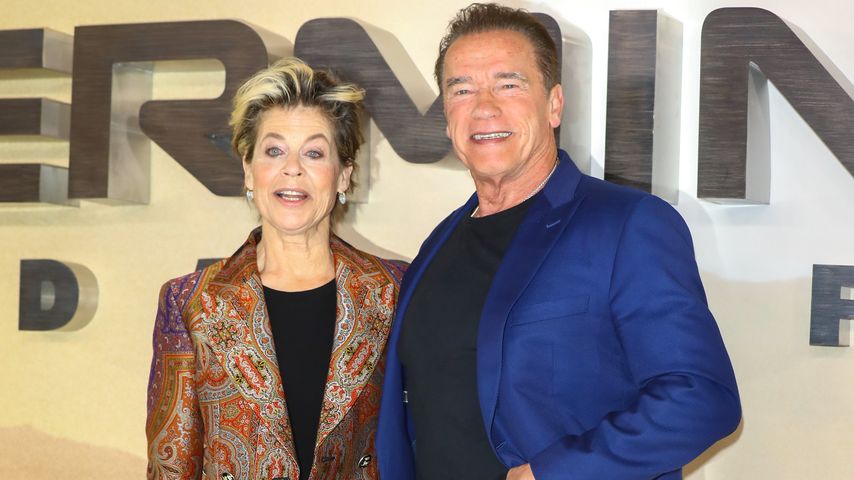Linda Hamilton und Arnold Schwarzenegger, 2019