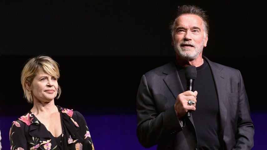 Linda Hamilton und Arnold Schwarzenegger 2019 in Las Vegas