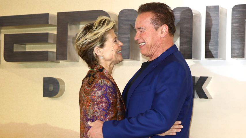 Linda Hamilton und Arnold Schwarzenegger bei der Premiere von "Terminator: Dark Fate"
