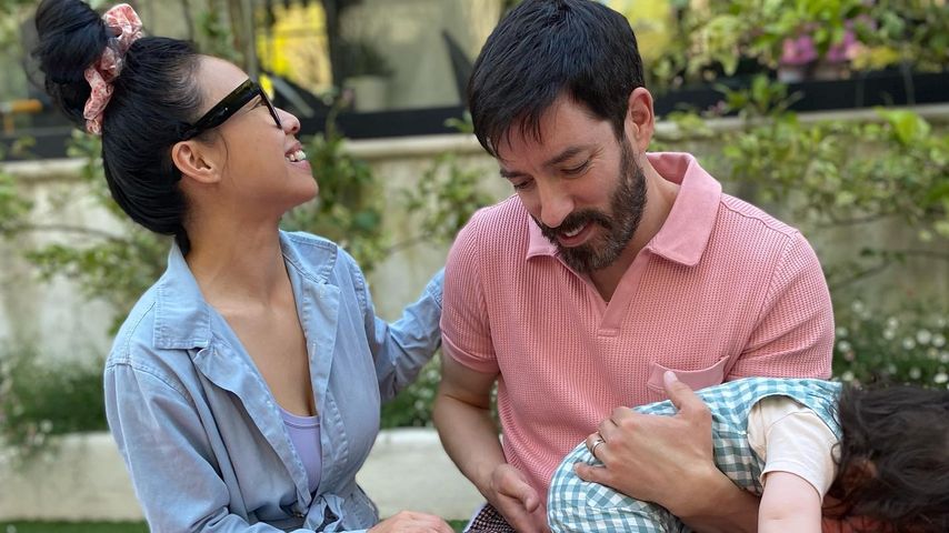 Linda Phan und Drew Scott mit Sohn Parker, Mai 2023