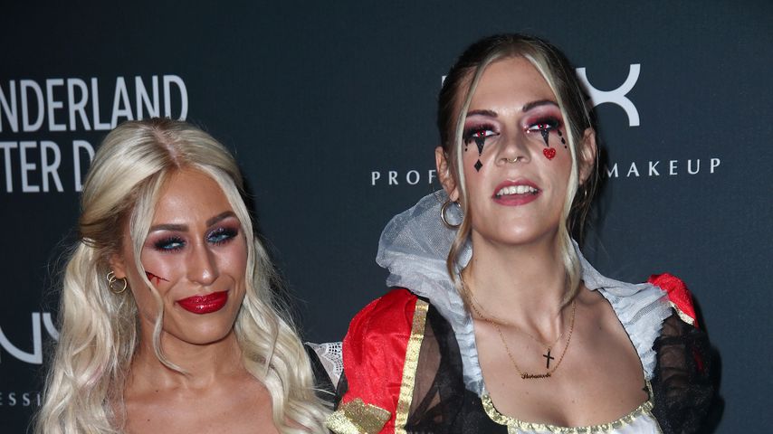 Linda Teodosiu und Saskia Beecks bei der NYX-Halloween-Party 2019