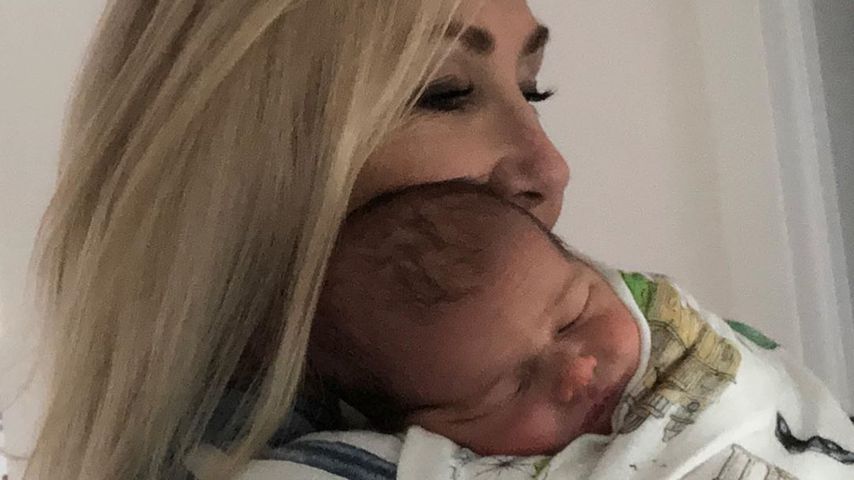 Linda Thompson mit ihrem Enkel, Februar 2020