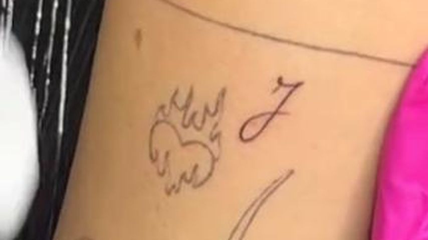 Linda Braunbergers Tattoo für Jermaine