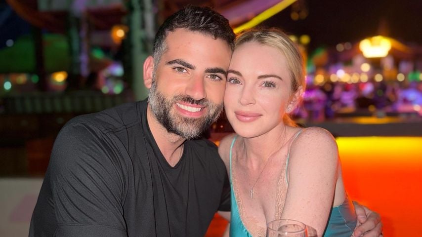 Lindsay Lohan zeigt seltene Urlaubsfotos mit Mann und Sohn