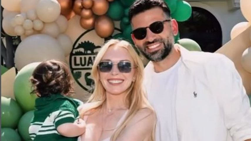 Lindsay Lohan und ihre beiden Jungs