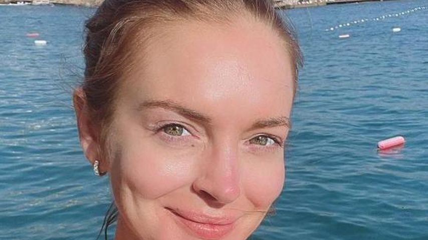 Nach Hochzeit: Lindsay Lohan strahlt ungeschminkt im Urlaub