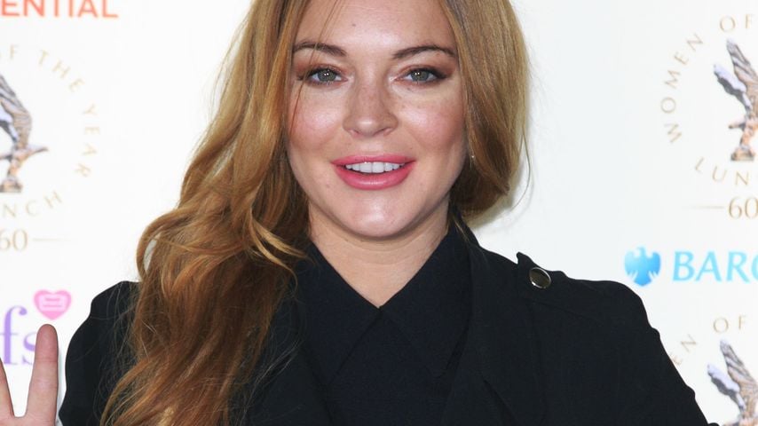 Tapfer: Lindsay Lohan stand krank auf der Bühne