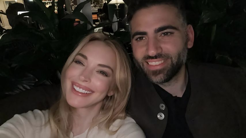 Lindsay Lohan mit Ehemann Bader Shammas feiern Valentinstag