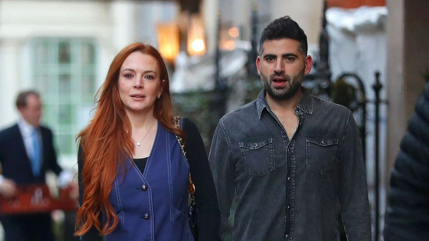 Lindsay Lohan mit ihrem Mann Bader, August 2022