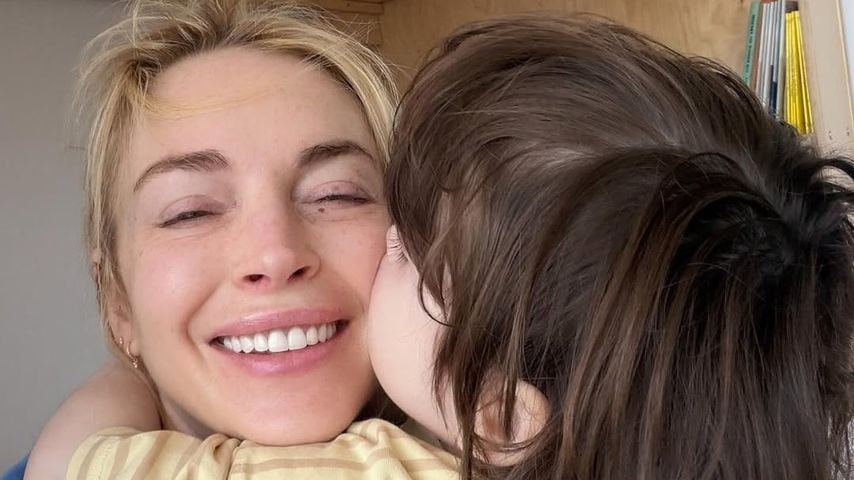 Lindsay Lohan mit Sohn Luai
