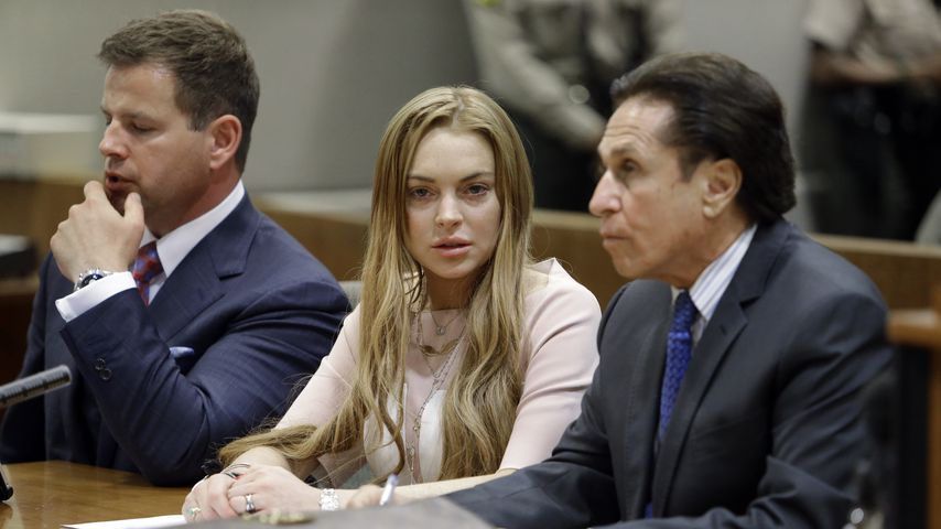 Lindsay Lohan und ihr Anwalt Mark Heller