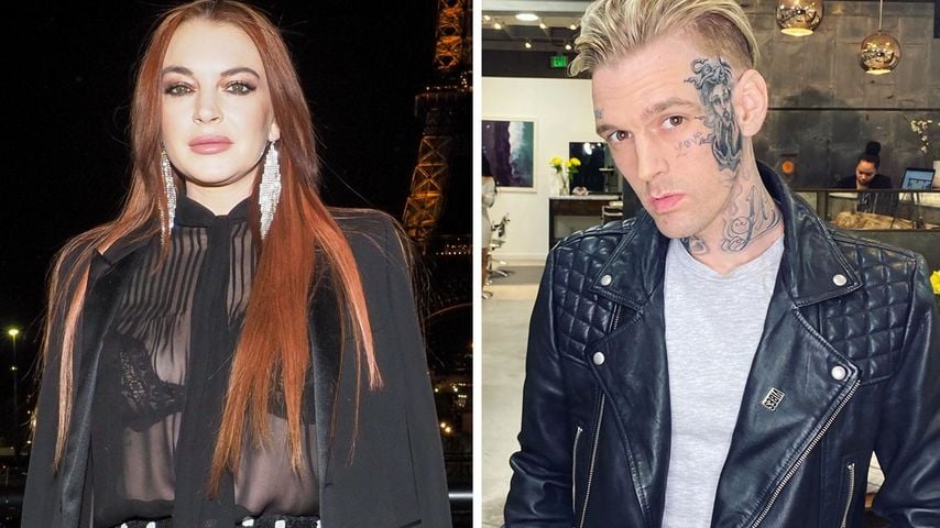 Als Teenies ein Paar: Lindsay Lohan trauert um Aaron Carter