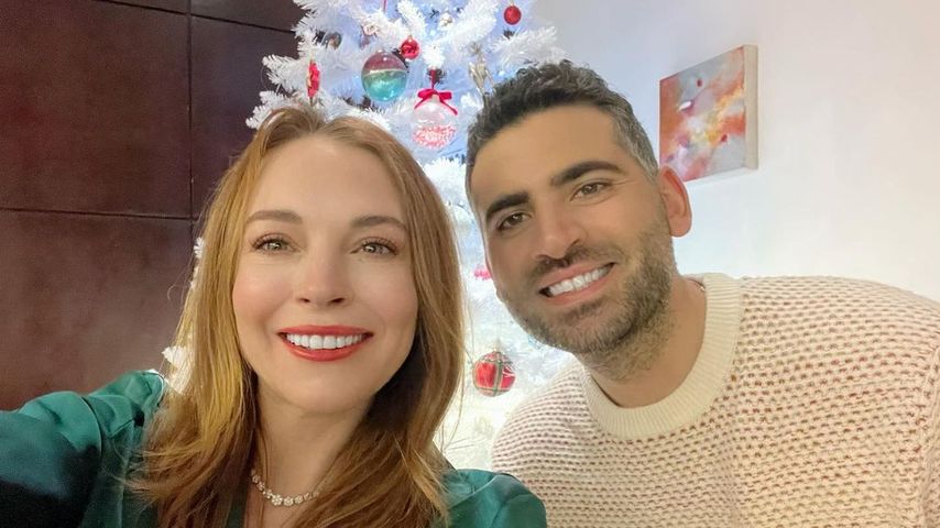 Lindsay Lohan feiert erstes Weihnachten als Baders Ehefrau