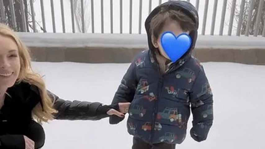 Selten: Lindsay Lohan teilt Foto mit ihrem Sohn Luai (2)