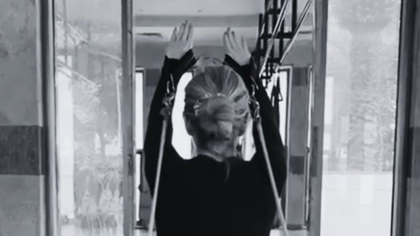 Lindsay Lohan beim Workout