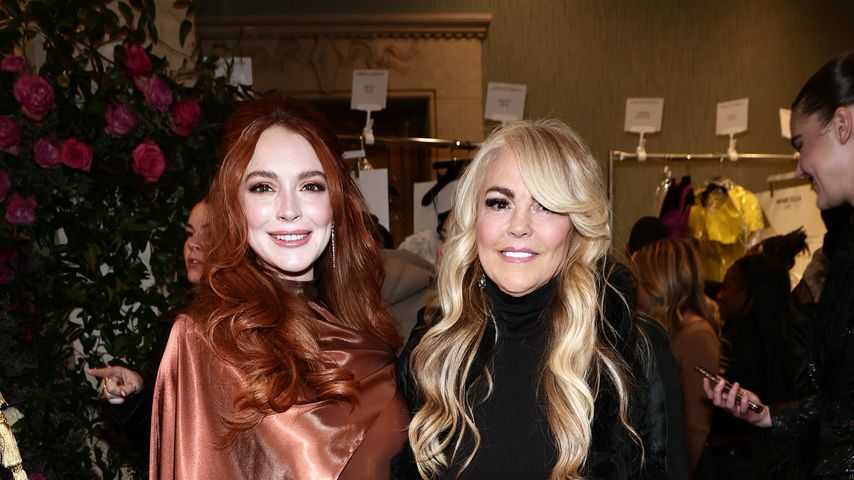 Lindsay und Dina Lohan im Februar 2023 in New York City