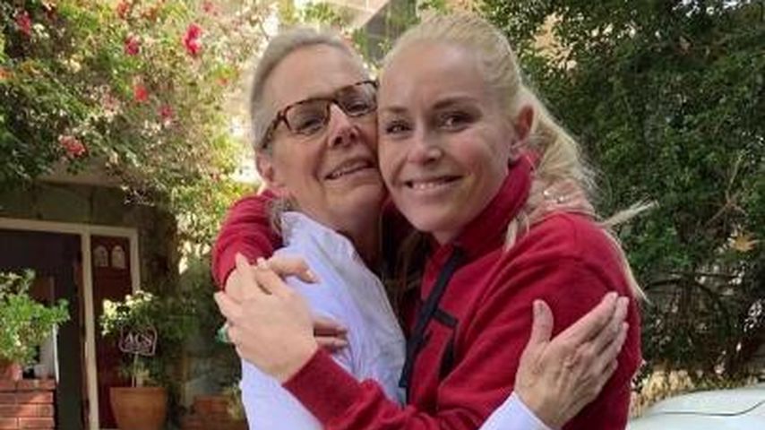 Skifahrerin Lindsey Vonn und ihre Mutter Linda Krohn