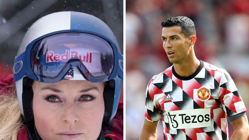 Cristiano Ronaldo tröstet Lindsey Vonn nach Olympia-Unfall