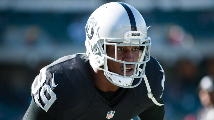 Aldon Smith im Spiel der Oakland Raiders gegen die New York Jets in Oakland, 34:20-Sieg am 1. November 2015