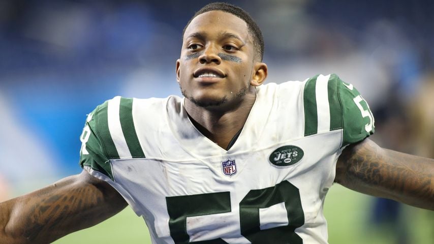 Darron Lee nach dem Spiel der New York Jets, 10. September 2018