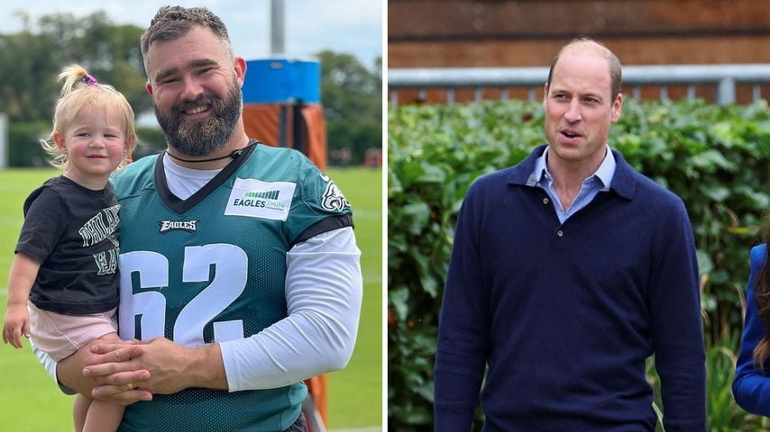 Papa von vier Töchtern: Prinz William bewundert Jason Kelce