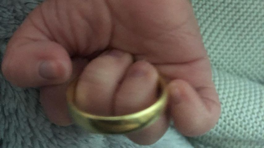 Lio Claßens Hand, Oktober 2018