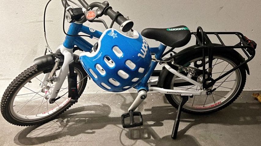 Lio Claßens erstes Fahrrad