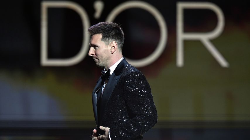 Lionel Messi bei der Ballon-d'Or-Verleihung 2021