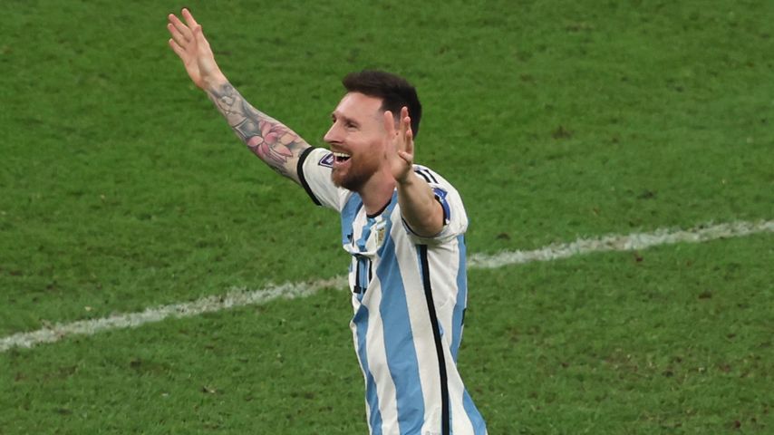 Lionel Messi bei der Fußballweltmeisterschaft 2022