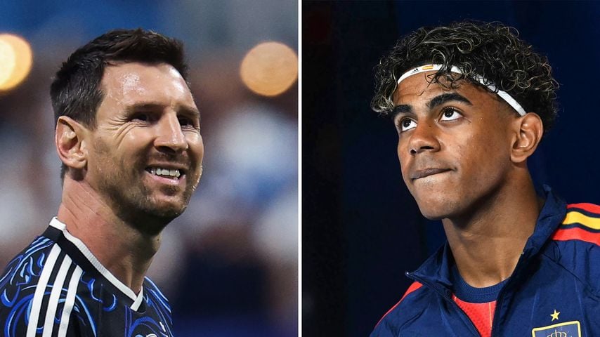Fußballstar Lionel Messi badete Gegner Lamine Yamal als Baby