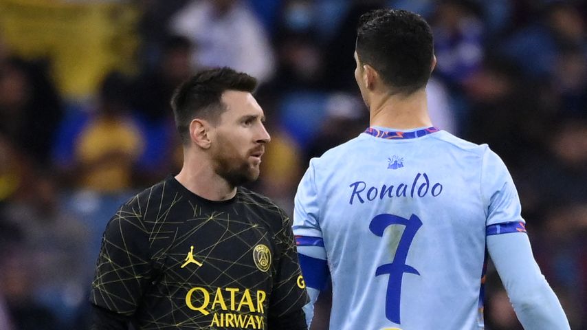 Lionel Messi und Cristiano Ronaldo, Januar 2023